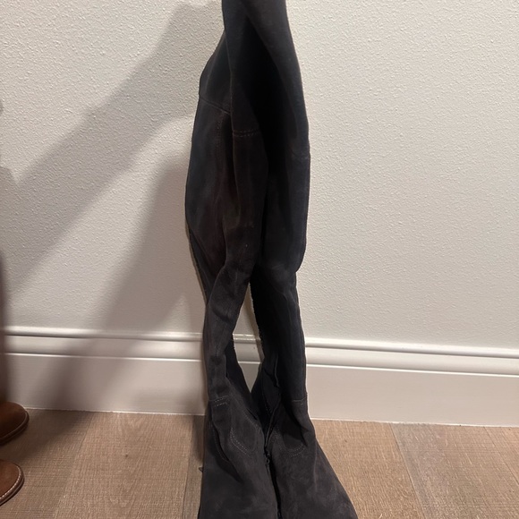 Dolce Vita Chocolate Suede Over-the-Knee Boots - Picture 2 of 4